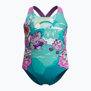 Купальник дитячий Speedo Learn To Swim Printed Crossback neon violet