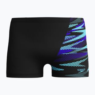 Боксерки для плавання чоловічі Speedo HyperBoom V-Cut Aquashort black/cobalt pop