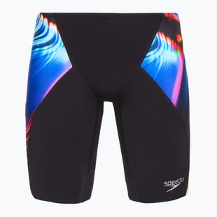 Плавки чоловічі Speedo Placement Digital V-Cut Jammer lava blur/speedo black