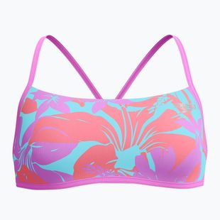Верхня частина купальника Speedo Allover Digital Crossback Crop Top kaluna floral/arctic glass