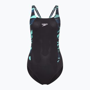 Купальник суцільний жіночий Speedo HyperBoom Splice Muscleback dark teal