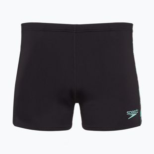 Боксерки для плавання чоловічі Speedo Hyperboom Panel Aquashort black/dark teal