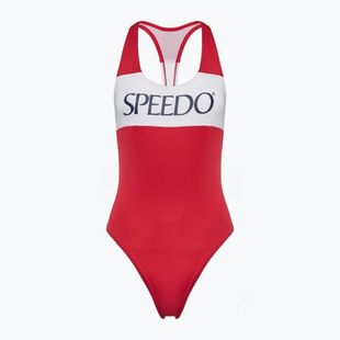 Купальник суцільний жіночий Speedo Colourblock Racerback high risk red