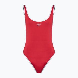 Купальник суцільний жіночий Speedo Solid Bound Scoop high risk red