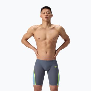 Плавки чоловічі Speedo Fastskin LZR Intent 2.0 Jammer grey lead/acadia blue/hyper yellow