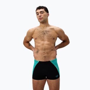 Плавки чоловічі Speedo Endurance+ MAX Splice Aquashort black/turquoise gem
