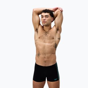 Плавки чоловічі Speedo Endurance+ Tech Panel Aquashort black/turquoise gem