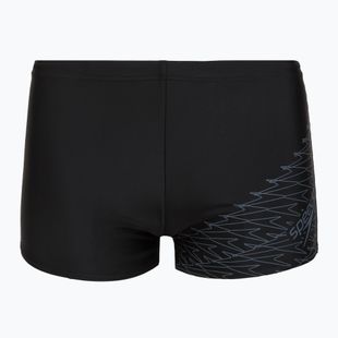 Плавки чоловічі Speedo Medley Logo Aquashort black/lead grey