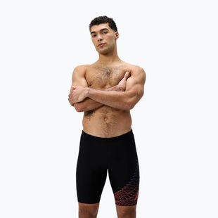 Плавки чоловічі Speedo Medley Logo Jammer black/neon corall