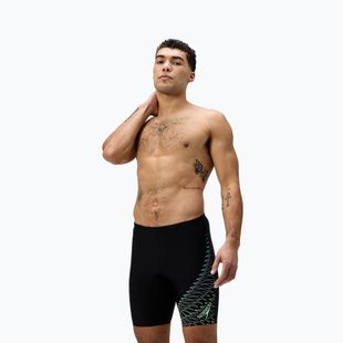 Плавки чоловічі Speedo Medley Logo Jammer black/alfalfa green