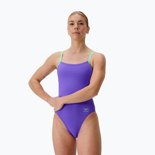 Купальник суцільний жіночий Speedo FL Solid Flyback 2.0 indigo glow/alfalfa green