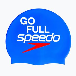 Шапочка для плавання Speedo Printed Silicone speedo blue go full speedo