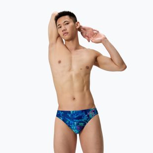Плавки чоловічі Speedo Printed Brief pixel pool/navy