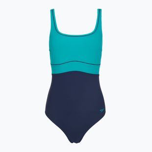 Купальник суцільний жіночий Speedo Shaping Contour Eclipse peacock teal/peacoat