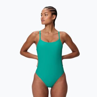 Купальник суцільний жіночий Speedo Solid Racerback peacock teal/peacoat