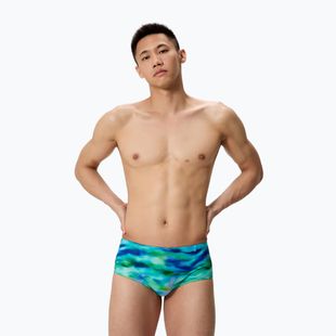 Плавки чоловічі Speedo Printed 13.5 см Brief sunset grove/green