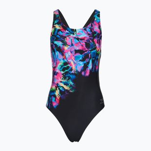 Купальник суцільний жіночий Speedo FL Placement Printed Powerback glitchy garden/black