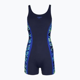 Купальник суцільний жіночий Speedo Hyperboom Splice Muscleback Legsuit peacoat/sapphire