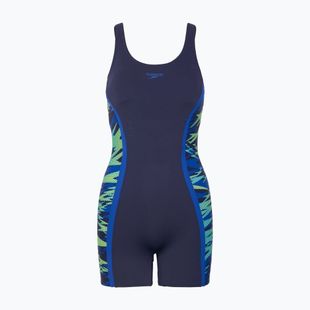Купальник суцільний жіночий Speedo Hyperboom Splice Muscleback Legsuit peacoat/sapphire