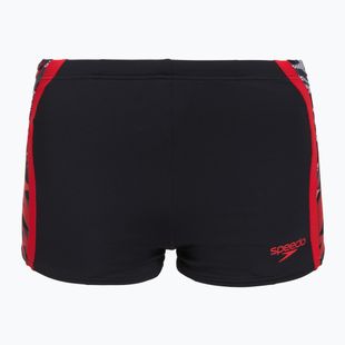 Плавки Speedo Hyperboom Splice Aquashort anthracite/high risk red