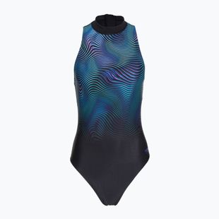 Купальник суцільний жіночий Speedo Print Hydrasuit anthracite