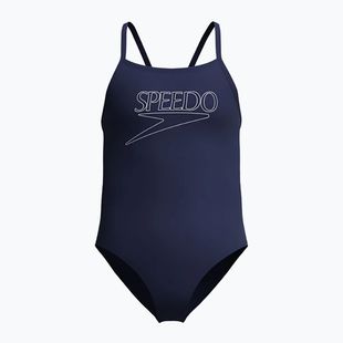 Купальник суцільний дитячий Speedo Endurance+ Logo Thinstrap peacoat