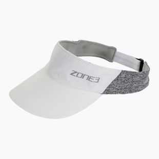 Козирок для бігу ZONE3 Lightweight Race Visor white/charcoal marl/relective silver