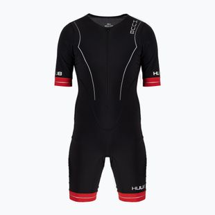 Комбінезон для триатлону чоловічий HUUB Race Long Course Tri Suit чорно-червоний RCLCS