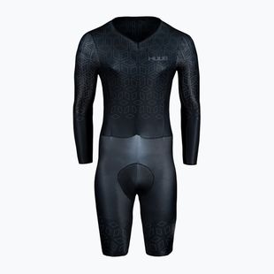 Чоловічий велокостюм HUUB TT Suit чорний/вугільний