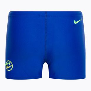 Плавки дитячі Nike Multi Logo Square Leg блакитні NESSD042-494