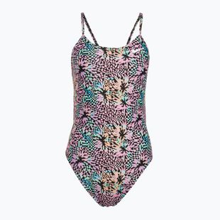 Жіночий злитий купальник Nike Hydrastrong Multi Print рожевий цвіт