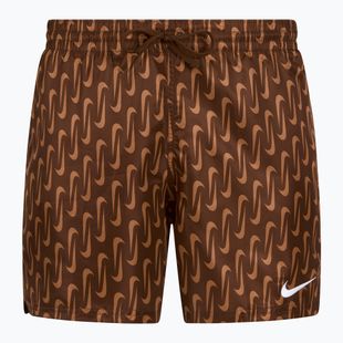 Чоловічі шорти для плавання Nike Swoosh Link 5" Volley cacao wow