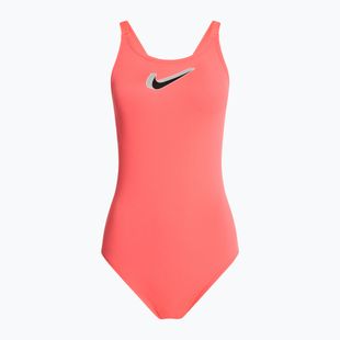 Жіночий злитий купальник Nike Hydrastrong 3D Swoosh Fastback hot punch