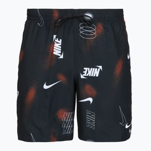Шорти для плавання чоловічі Nike Multi Print 7" Volley black
