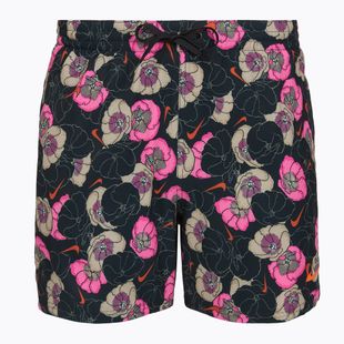 Шорти для плавання чоловічі Nike Multi Poppy Print 5" Volley black