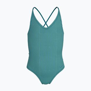 Купальник суцільний дитячий Nike Ocean Bound Ripple Texture Lace Up blached turquoise