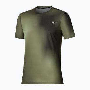 Футболка для бігу чоловіча Mizuno Core Graphic Short Sleeve forest night