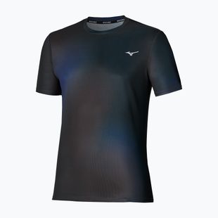 Футболка для бігу чоловіча Mizuno Core Graphic Short Sleeve black/blue
