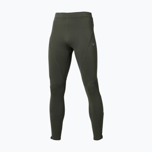 Легінси для бігу чоловічі Mizuno Active Warmalite Long Tight forest night
