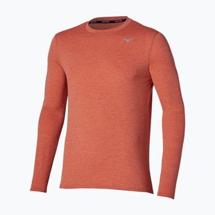 Лонгслів для бігу чоловічий Mizuno Core Impulse Long Sleeve Tee ginger