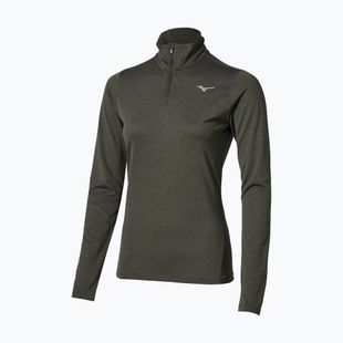 Кофта для бігу жіноча Mizuno Core Impulse Half Zip Long Sleeve Tee forest night