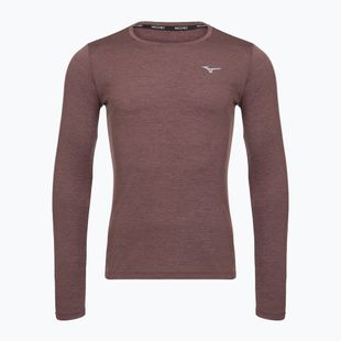 Лонгслів для бігу чоловічий Mizuno Core Impulse Long Sleeve Tee pepper corn