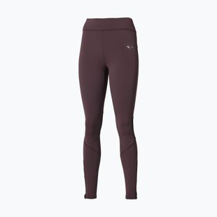 Лосини для бігу жіночі Mizuno Active Warmalite Long Tight raisin