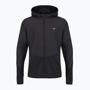 Куртка для бігу чоловіча Mizuno Active Warmalite Hybrid Full Zip Hooded Long Sleeve Top black