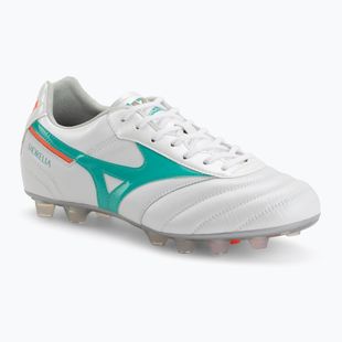 Кросівки футбольні Mizuno Morelia II Elite FG white/arcadia/lava orange
