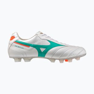 Кросівки футбольні Mizuno Morelia II Elite FG white/arcadia/lava orange