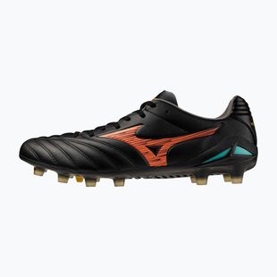 Кросівки футбольні Mizuno Monarcida Neo III Pro FG black/lava orange/arcadia