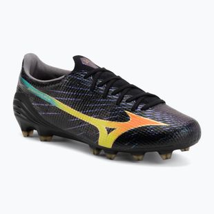 Кросівки футбольні Mizuno Alpha III Japan FG black/lava orange/evening primrose