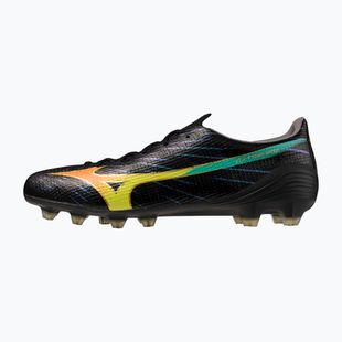 Кросівки футбольні Mizuno Alfa III Elite FG black/lava orange/evening primrose