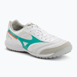 Кросівки футбольні Mizuno Morelia Sala Elite TF white/arcadia/lava orange